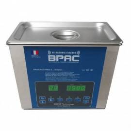 BPAC Nettoyeur ultrasons 6 Litres digital avec vanne de vidange