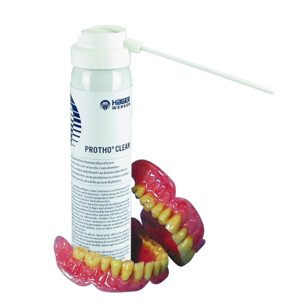 Spray synthétique nettoyant pour prothèses dentaires Protho Clean. Hager & Werken