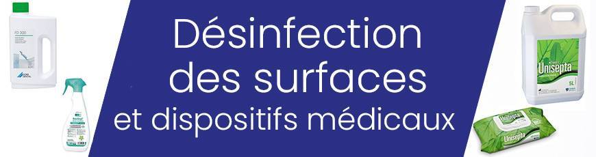 Désinfection et hygiène des surfaces et dispositifs médicaux